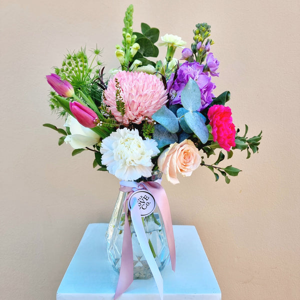 Posy Vase Flower Delivery Adelaide Little Love Co Florist